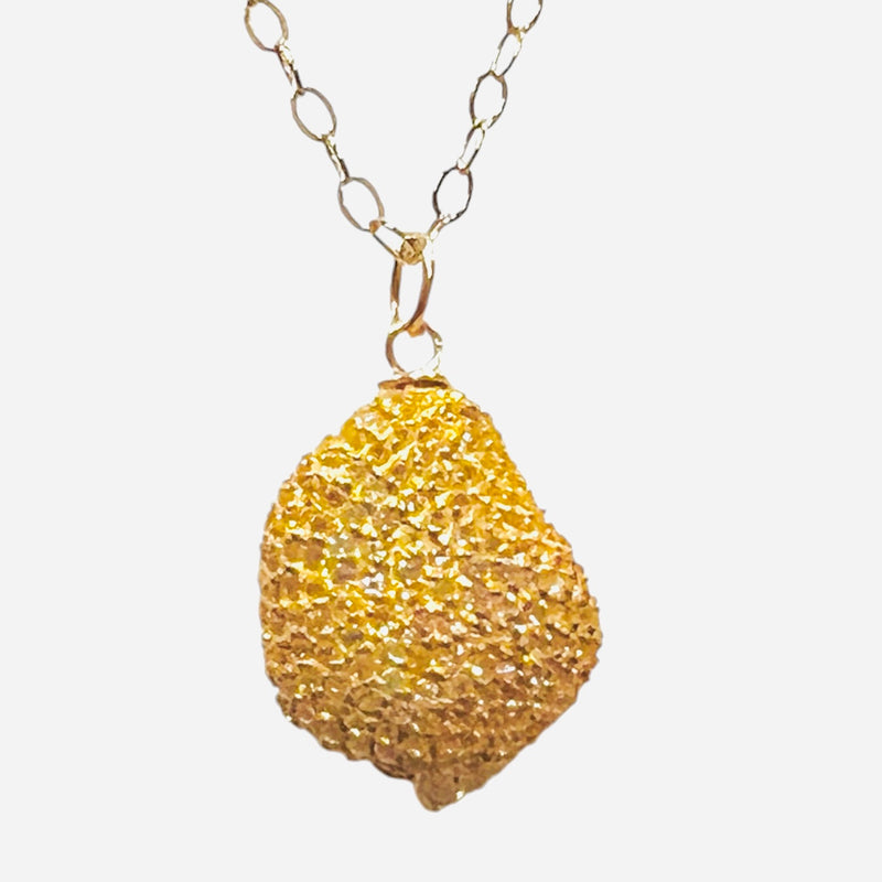 Small Nugget Pendant Necklace