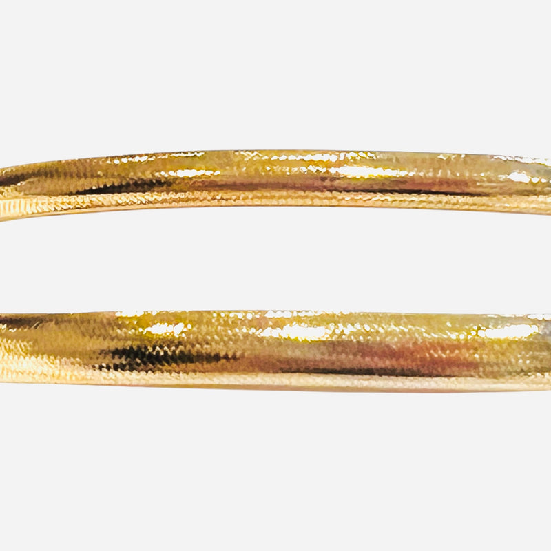 Stretchy 14k Gold Bracelets - 2 Size Options