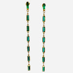 Waterfall Emerald Earring