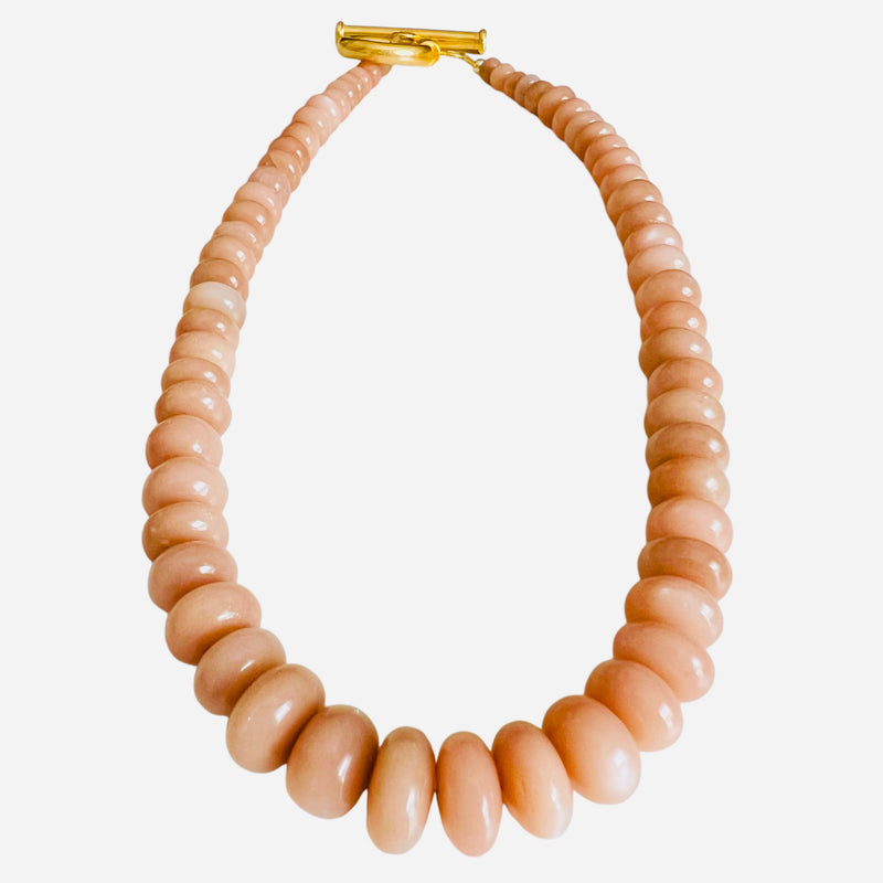 Vienna Peach Moonstone Necklace