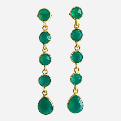 Isla Gemstone Earring - 5 Stone Options