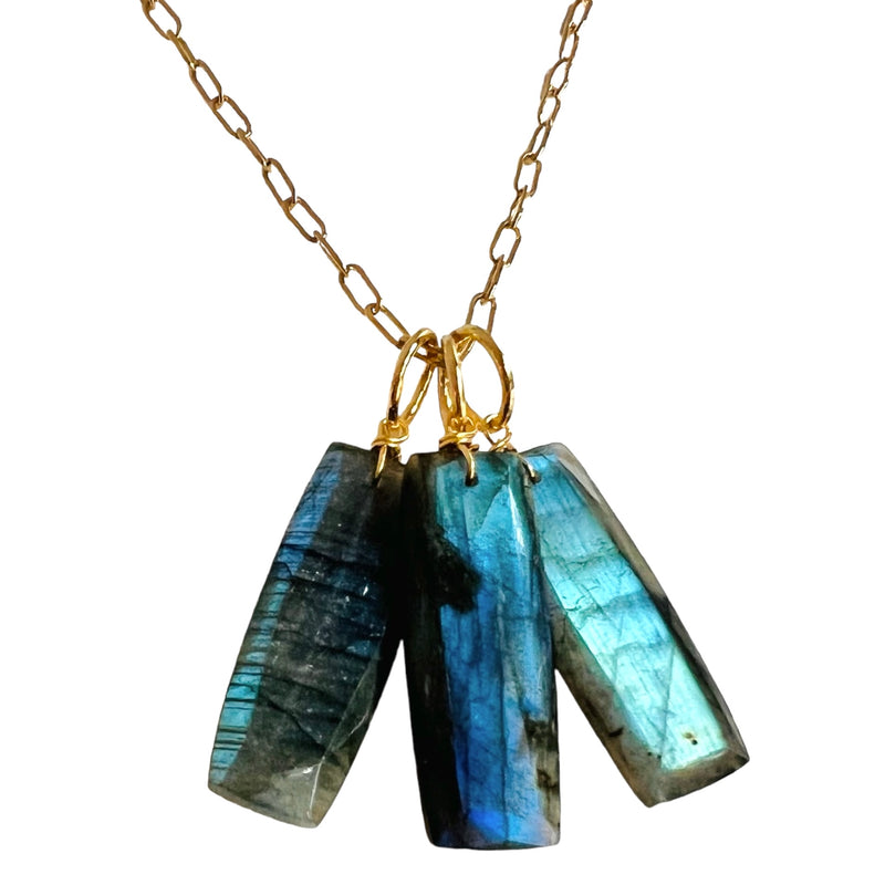 Evelyn Pendant Necklace - 5 Gemstone Options