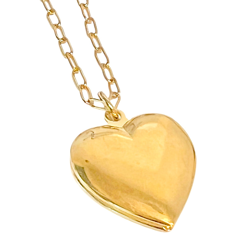 Heart Locket Pendant Necklace