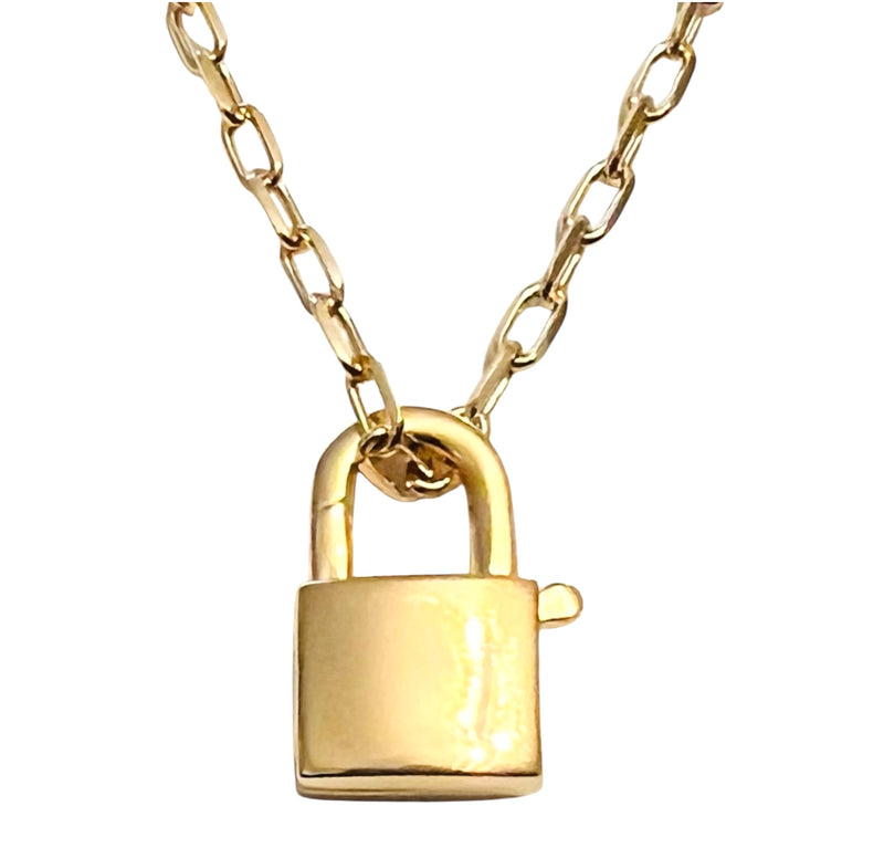 Love Lock Pendant Necklace